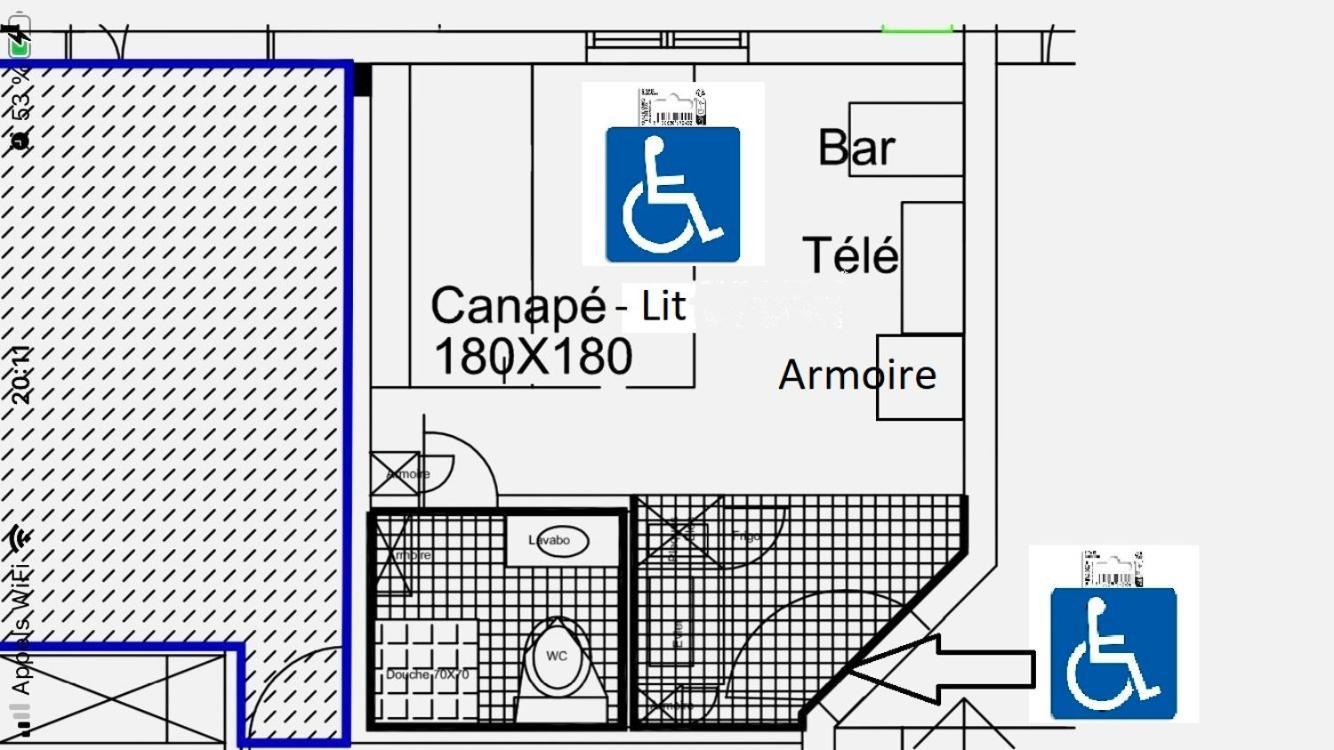 Studio "Maryline" Sejours Parisiens Abordables - Rez De Chaussee Sur Beau Patio Ombrage- Accessible Handcaps - Grand Canape-Lit Clic Clac 2 Places - Cuisine Equipee - Salle De Bains - 5 Minutes Du Metro Brochant Ligne 13,Bus 74 Et 31 Extérieur photo